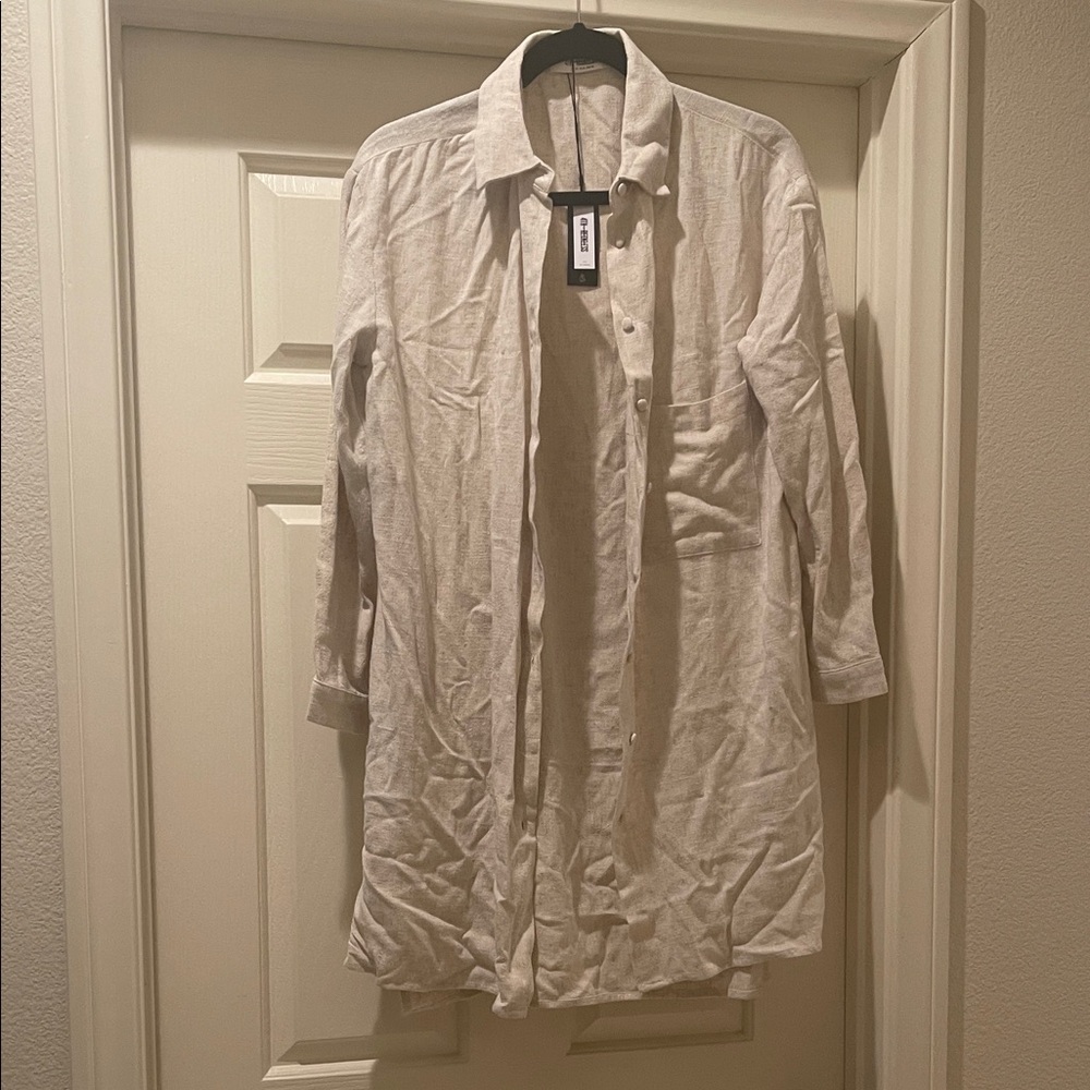 Elegant Cream Women's Tunic